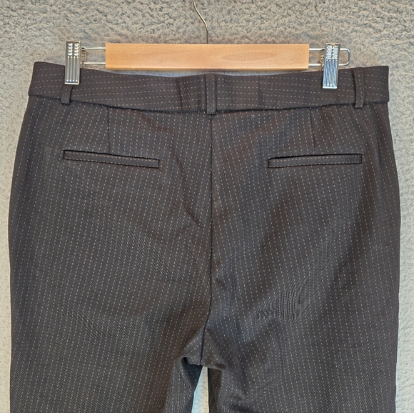 Amanda & Chelsea Women's Dress Career Pants Sz 8 Thick Stretchy Black Tiny Dots - Picture 7 of 12